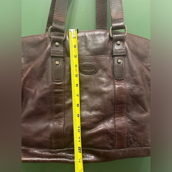 FOSSIL Vintage Work Tote ✨Rare✨ - Picture 4 of 15